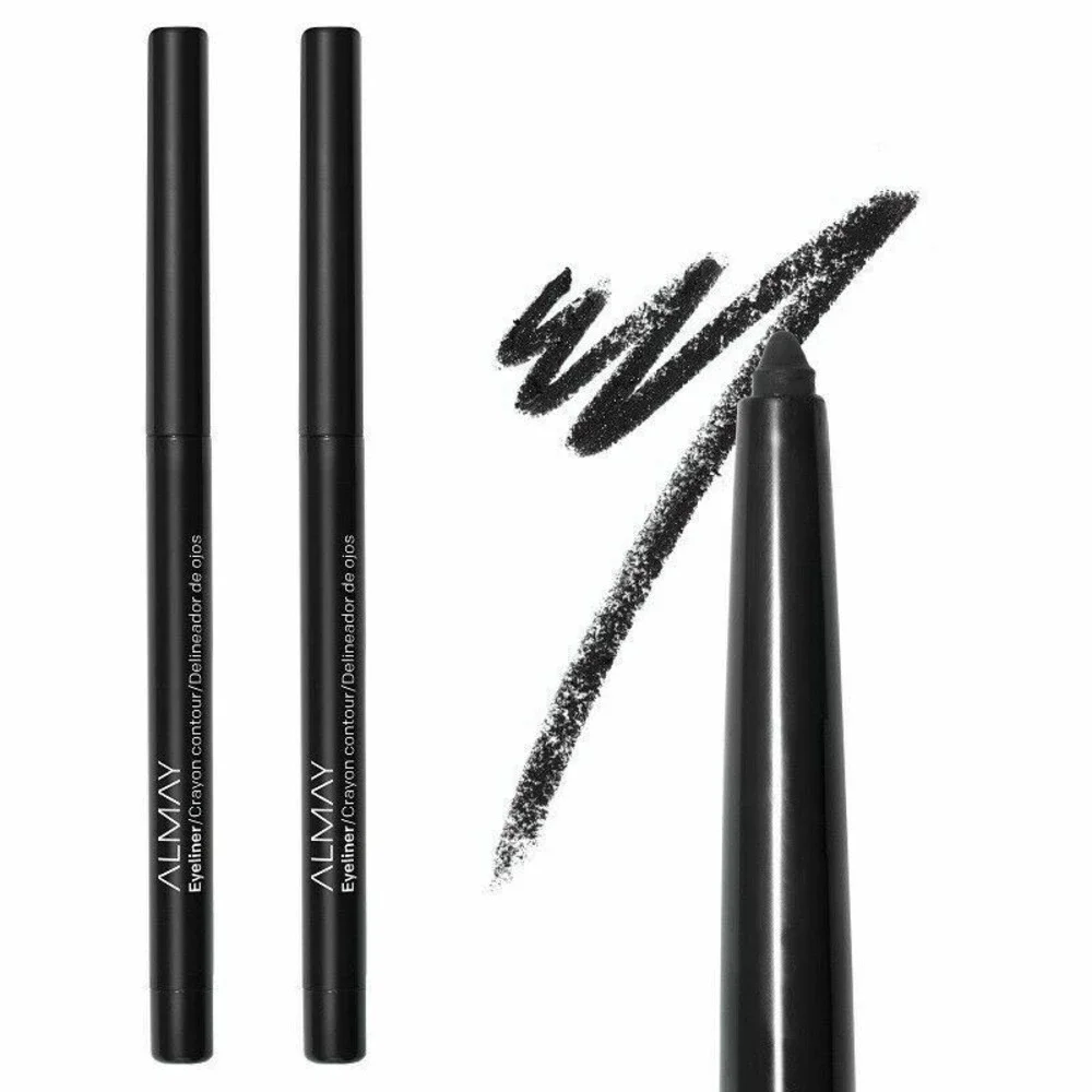 ALMAY  EYELINER PENCIL 205‎ BLACK - 2 PACK New Without Box